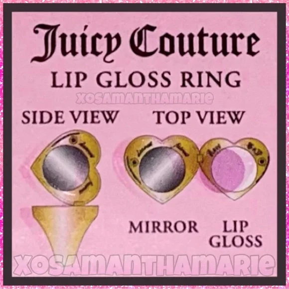 Juicy Couture Lip Gloss Ring